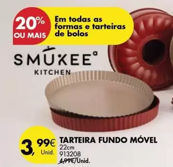 Oferta de As - Tarteira Fundo Móvel por 3,99€ em Pingo Doce