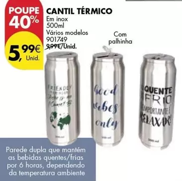 Oferta de .Com - Em Inox por 5,99€ em Pingo Doce