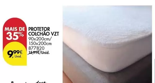 Oferta de Protetor Colchao VZT por 9,99€ em Pingo Doce