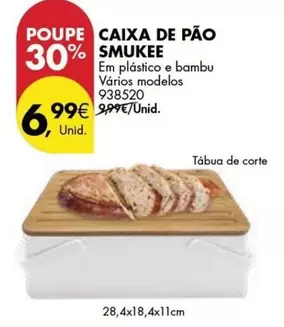 Oferta de Smukee - Caixa De Pão por 6,99€ em Pingo Doce