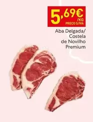 Oferta de Premium - Aba Delgada/ Costela De Novilho por 5,69€ em Recheio