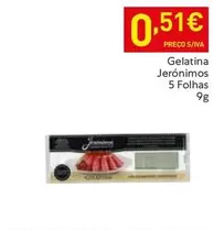 Oferta de Gelatina Jeron por 0,51€ em Recheio