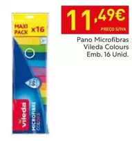 Oferta de Vileda - Pano Microfibras por 11,49€ em Recheio