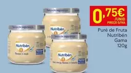 Oferta de Nutribén - Puré De Fruta Gama por 0,75€ em Recheio