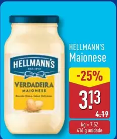 Oferta de Hellmann's - Maionese por 3,13€ em Aldi