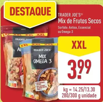 Oferta de Trader Joe ́s - Mix De Frutos Secos por 3,99€ em Aldi