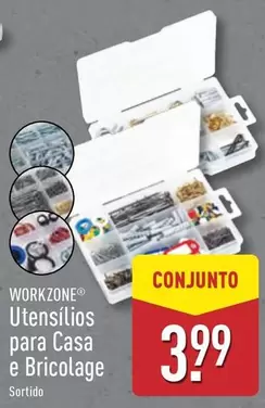 Oferta de Workzone - Utensilios Para Casa E Bricolage por 3,99€ em Aldi