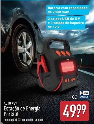 Oferta de Auto XS - Estacao De Energia Portátil por 49,99€ em Aldi