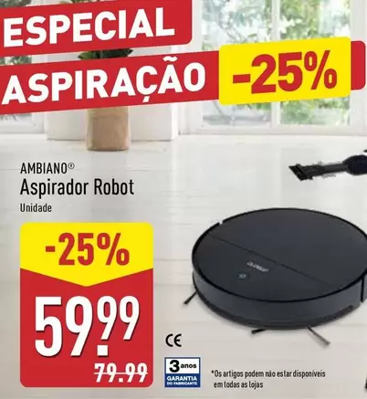 Oferta de Ambiano - Pirador Robot por 59,99€ em Aldi