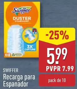 Oferta de Swiffer - Recarga Para Espanador por 5,99€ em Aldi