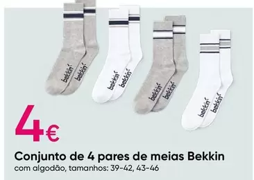 Oferta de .Com - Conjunto De 4 Pares De Meiasem Pepco