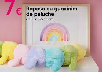 Oferta de Raposa Ou Guaxinim De Pelucheem Pepco