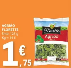 Oferta de Florette - Agrião por 1,75€ em E.Leclerc