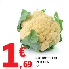 Oferta de Couve-Flor Inteira por 1,69€ em E.Leclerc