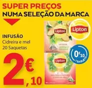 Oferta de Lipton - Infusão por 2,1€ em E.Leclerc