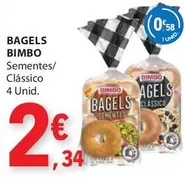 Oferta de Bimbo - Bagels por 2,34€ em E.Leclerc