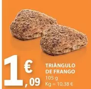 Oferta de Triángulo De Frango por 1,09€ em E.Leclerc