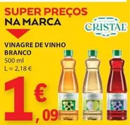 Oferta de Cristal - Vinagre De Vinho Branco por 1,09€ em E.Leclerc