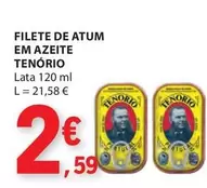 Oferta de Tenorio - Filete De Atum Em Azeite por 2,59€ em E.Leclerc