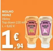 Oferta de Heinz - Molho por 1,94€ em E.Leclerc