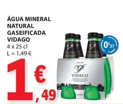 Oferta de Água Mineral Natural Gaseificada por 1,49€ em E.Leclerc