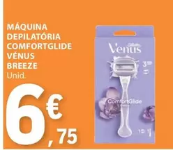 Oferta de Maquina Depilatoria Comfortglide por 6,75€ em E.Leclerc