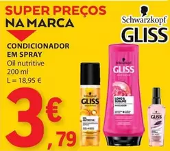 Oferta de Schwarzkopf - Condicionador Em Spray por 3,79€ em E.Leclerc