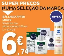 Oferta de Nivea - Balsamo After Shave por 6,74€ em E.Leclerc