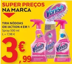 Oferta de Vanish - Tira Nodoas Oxi Action 4 Em 1 por 3,99€ em E.Leclerc