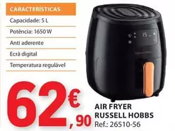 Oferta de Russell Hobbs - Air Fryer por 62,9€ em E.Leclerc