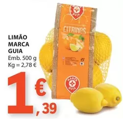 Oferta de Marca Guia - Limao por 1,39€ em E.Leclerc