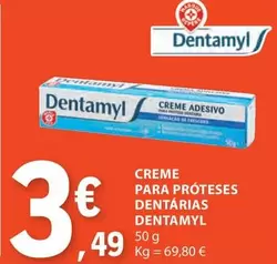 Oferta de Creme Para Próteses Dentárias por 3,49€ em E.Leclerc