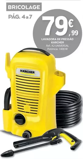 Oferta de Karcher - Lavadora De Fressão por 79,99€ em E.Leclerc