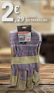 Oferta de Luvas De Trabalho por 2,29€ em E.Leclerc