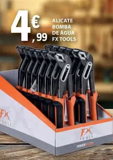 Oferta de Alicate Bomba De Agua Fx Tools por 4,99€ em E.Leclerc