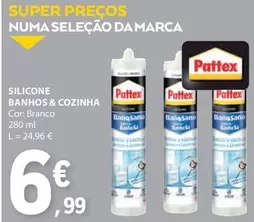 Oferta de Silicone Banhos & Cozinha por 6,99€ em E.Leclerc