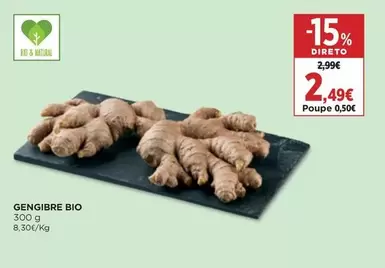 Oferta de Gengibre Bio por 2,49€ em superCOR