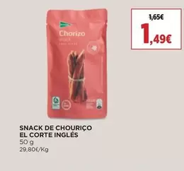 Oferta de El Corte Inglés - Snack De Chouriço por 1,49€ em superCOR