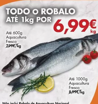 Oferta de Aquacultura - Até 600g por 6,99€ em Pingo Doce