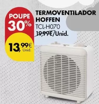 Oferta de Hoffen - Termoventilador por 13,99€ em Pingo Doce