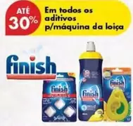 Oferta de Finish - Em Todos Os Aditivos P/maquina Da Loicaem Pingo Doce