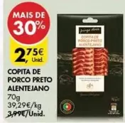 Oferta de Copita De Porco Preto Alentejano por 2,75€ em Pingo Doce