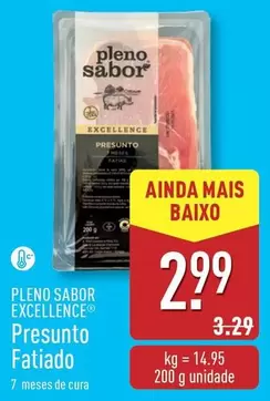 Oferta de Pleno Sabor - Presunto Fatiado por 2,99€ em Aldi