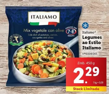 Oferta de Italiamo - Legumes Ao Estilo por 2,29€ em Lidl