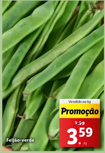 Oferta de Feijão-verde por 3,59€ em Lidl