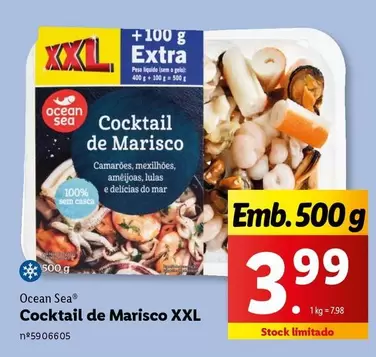 Oferta de Ocean Sea - Cocktail De Marisco XXL por 3,99€ em Lidl