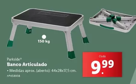 Oferta de Banco Articulado por 9,99€ em Lidl