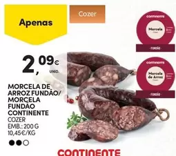 Oferta de Continente - Morcela De Arroz Fundao/ Morcela Fundao por 2,09€ em Continente