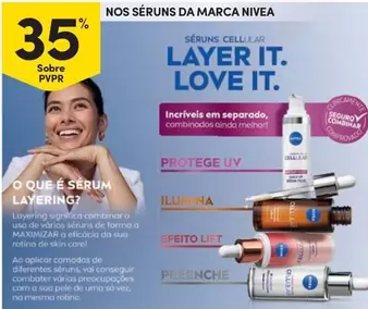 Oferta de Nivea - Nos Sérums Da Marcaem Continente