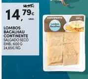 Oferta de Continente - Lombos Bacalhau por 14,79€ em Continente